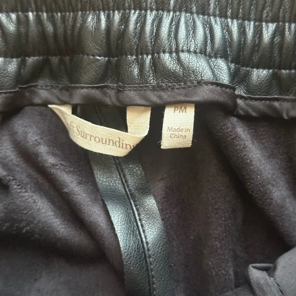 NWT Black Faux Leather Pants - Picture 6 of 6